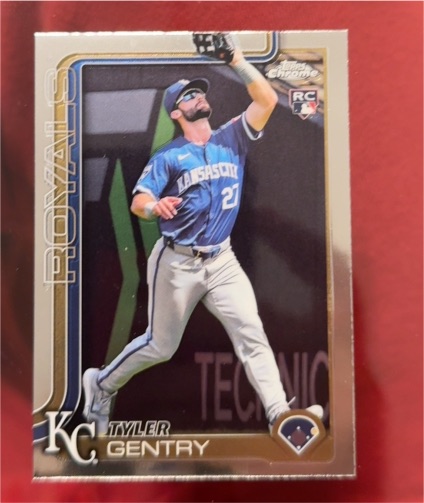 2025 Topps Chrome #218 Tyler Gentry — front