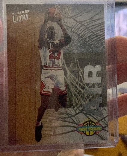 1993-94 Fleer Ultra Famous Nicknames #4 Michael Jordan — front