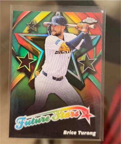 2025 Topps Chrome #FS-17 Brice Turang Future Stars — front