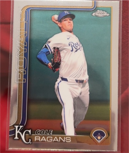 2025 Topps Chrome #151 Cole Ragans — front