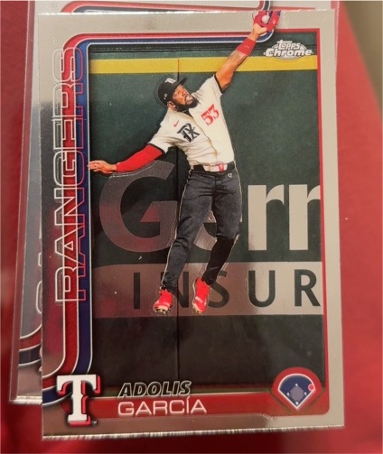 2025 Topps Chrome #293 Adolis Garcia — front