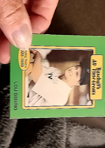 1987 Hygrade Baseball's All-Time Greats #41 Lou Gehrig — front