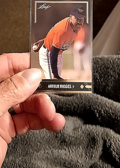 1991 Leaf #P Arthur Rhodes — front