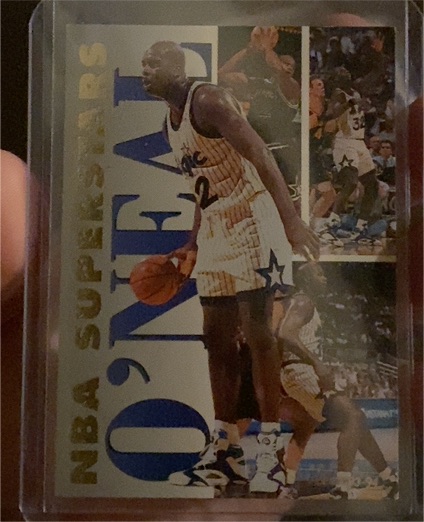 1993-94 Fleer NBA Superstars #16 Shaquille O'Neal — front