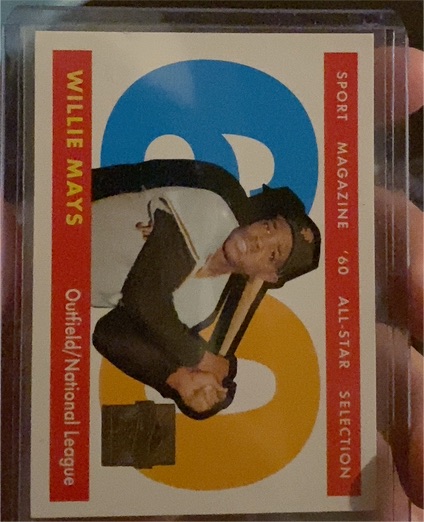 1960 Topps #564 Willie Mays — front