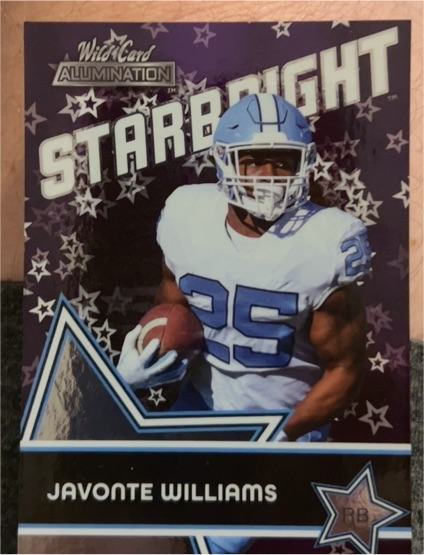2021 Wild Card Alumination #SB-11 Javonte Williams — front