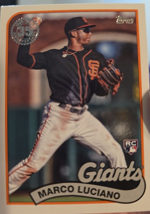 2024 Topps 1989 Baseball 35th Anniversary #89B-11 Marco Luciano — front