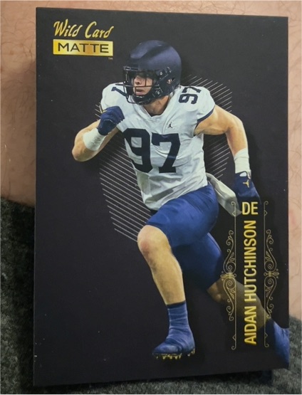 2022 Wild Card Matte #MB-2 Aidan Hutchinson — front