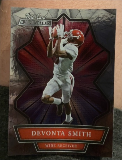 2021 Wild Card Alumination #ABC-7 Devonta Smith — front