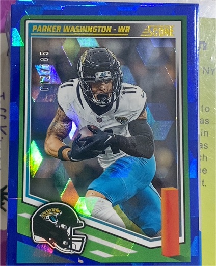 2025 Panini Score #80 Parker Washington — front