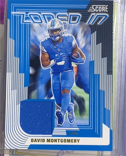 2025 Panini Score #ZON-DMY David Montgomery — front