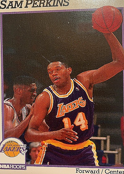 1991-92 Hoops #102 Sam Perkins — front