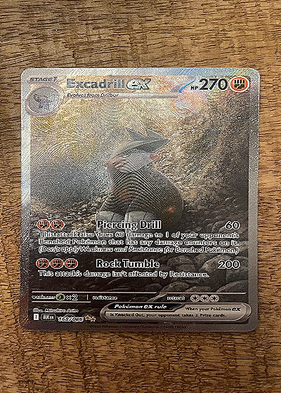 2023 Pokemon Excadrill EX 168/086 Black Bolt Special Illustration Rare — front