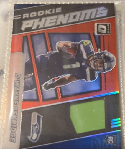 2021 Donruss Optic #RPH-11 D'Wayne Eskridge Rookie Phenoms Red Prizm — front