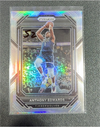 2022-23 Panini Prizm #56 Anthony Edwards — front