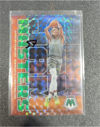 2022-23 Panini Mosaic Jam Masters #4 Anthony Edwards — front