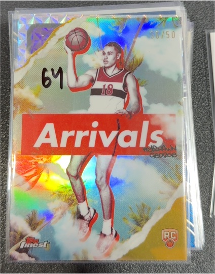 2024-25 Topps Finest Arrivals #A-20 Kyshawn George — front