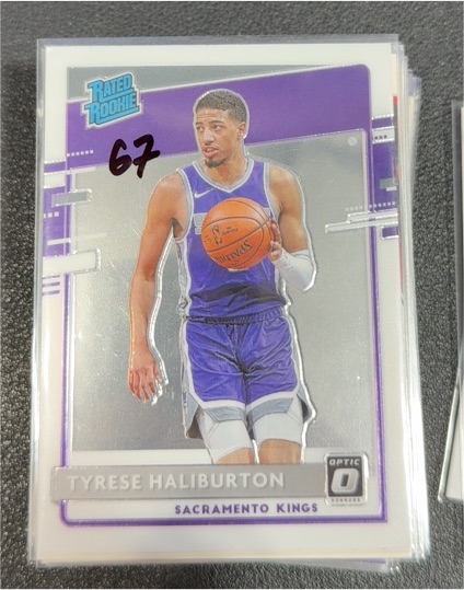 2020-21 Panini Donruss Optic #162 Tyrese Haliburton — front