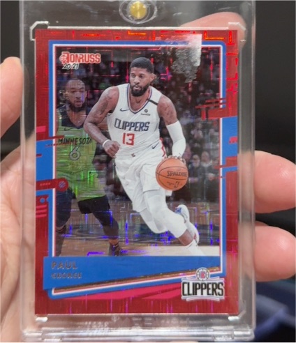 2020-21 Panini Donruss #55 Paul George — front