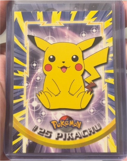 1999 Topps Pokemon #25 Pikachu — front