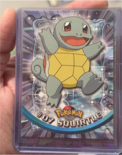 1999 Topps Pokemon TV Animation Edition #07 Squirtle — front
