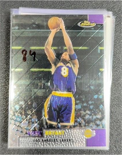 1999-00 Topps Finest #64 Kobe Bryant — front