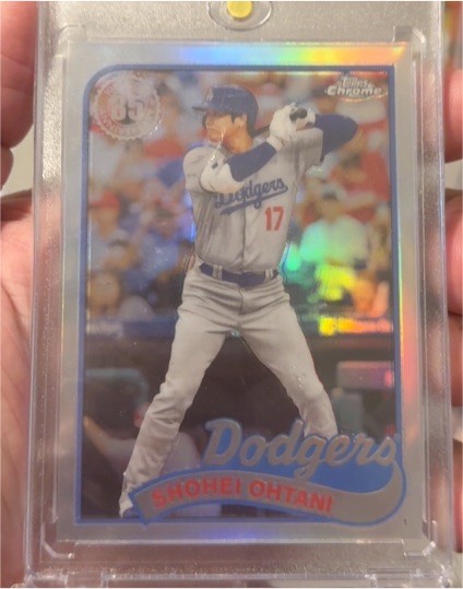 2024 Topps Chrome - 1989 Topps Baseball #89CB-5 Shohei Ohtani — front