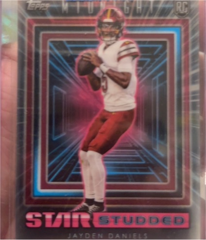 2024 Topps Midnight Star Studded #SS-6 Jayden Daniels — front