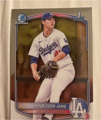 2025 Bowman Chrome #BCP-51 Hyun-Seok Jang — front
