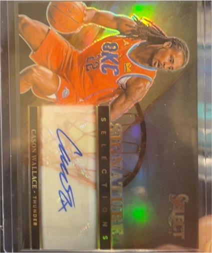 2024-25 Panini Select Signature Selections #SS-CAS Cason Wallace — front