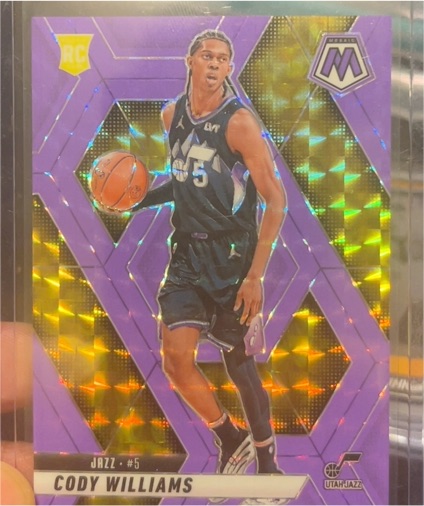 2024-25 Panini Mosaic #207 Cody Williams — front