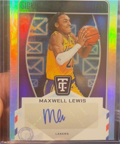 2024-25 Panini Totally Certified #SD-LEW Maxwell Lewis — front
