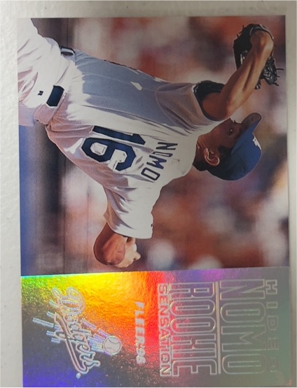 1996 Fleer Rookie Sensations #12 Hideo Nomo — front