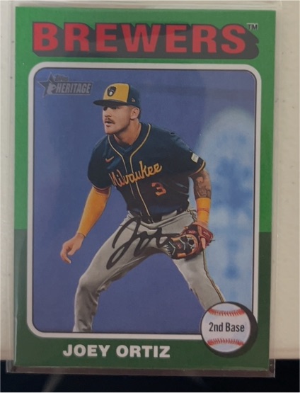 2024 Topps Heritage High Number #584 Joey Ortiz — front