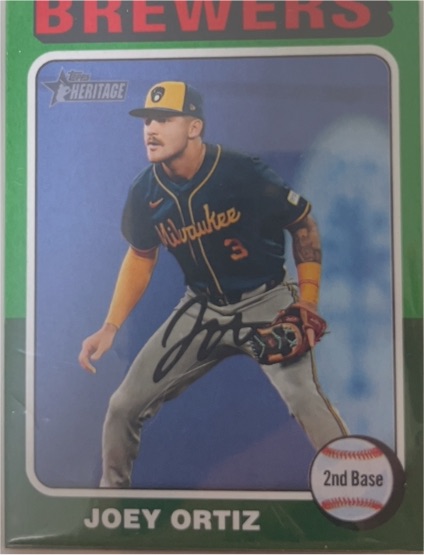 2024 Topps Heritage #584 Joey Ortiz — front