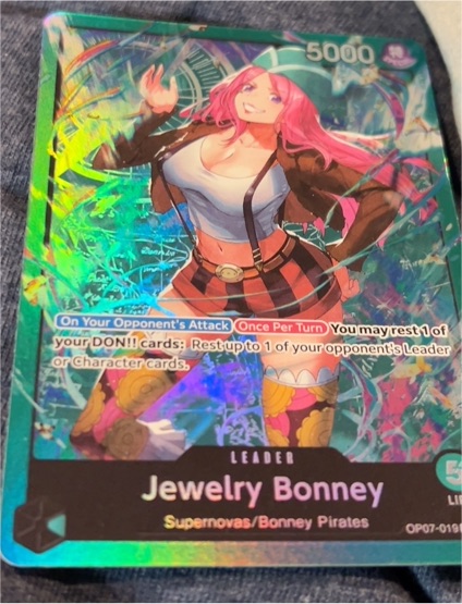 2025 One Piece Card Game OP07-019 Jewelry Bonney — front