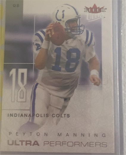 2004 Fleer Ultra Performers #11 Peyton Manning — front