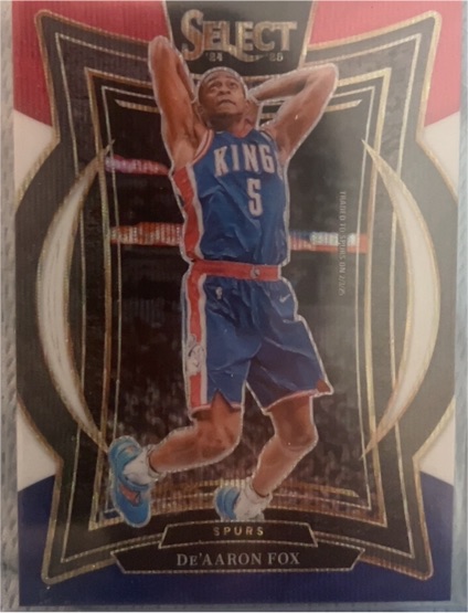2024-25 Panini Select #3 De'Aaron Fox San Antonio Spurs — front