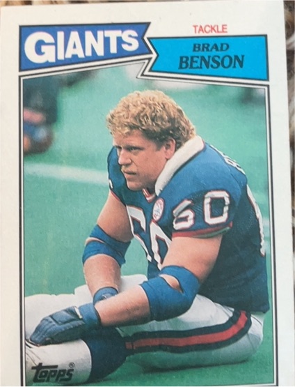 1987 Topps #21 Brad Benson — front