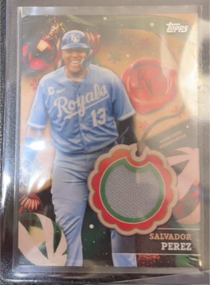 2024 Topps Holiday Relics #RC-SP Salvador Perez — front