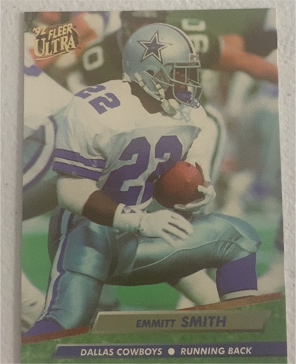 1992 Fleer Ultra #88 Emmitt Smith — front