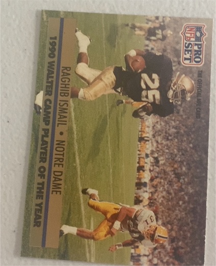 1991 Pro Set #36 Raghib Ismail — front