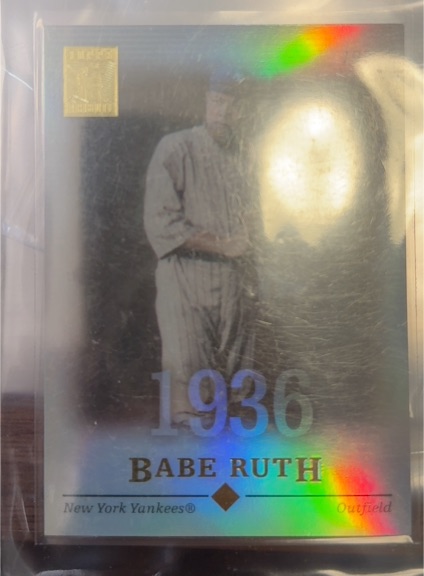 2004 Topps Tribute 1936 Babe Ruth — front