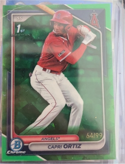 2024 Bowman Chrome #BCP-73 Capri Ortiz — front
