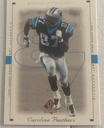 1999 Upper Deck SP Authentic #12 Muhsin Muhammad — front