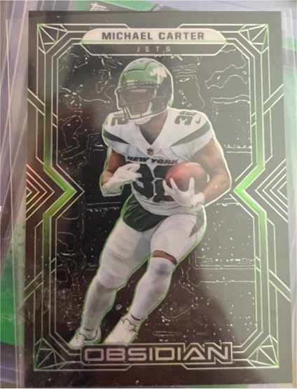 2022 Panini Obsidian #89 Michael Carter — front
