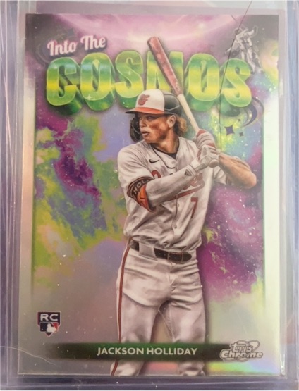 2024 Topps Chrome Cosmic #ITC-12 Jackson Holliday Into the Cosmos Orioles — front