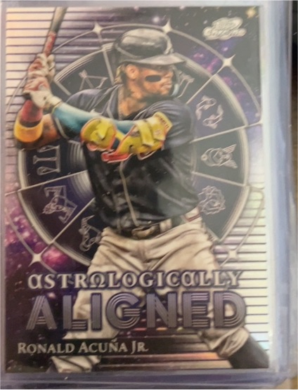 2024 Topps Cosmic Chrome #AA-9 Ronald Acuna Jr. Astrologically Aligned — front