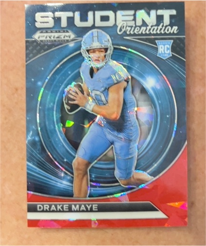 2024 Panini Prizm Draft Picks Student Orientation #SO-DM Drake Maye — front