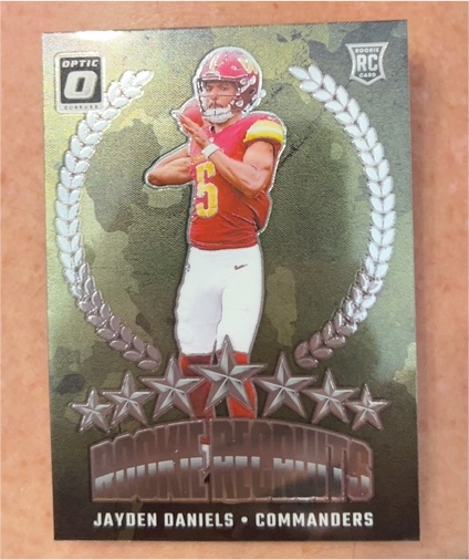 2024 Panini Donruss Optic #7 Jayden Daniels Rookie Recruits — front